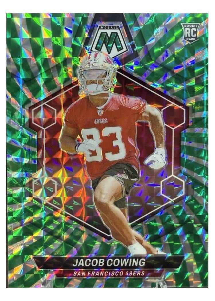 2024 Panini Mosaic Base Set Jacob Cowing #390 card