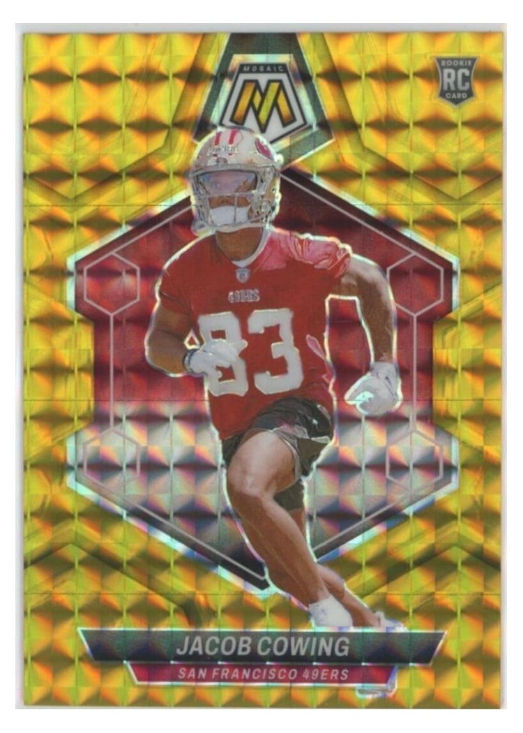2024 Panini Mosaic Base Set Jacob Cowing #390 card