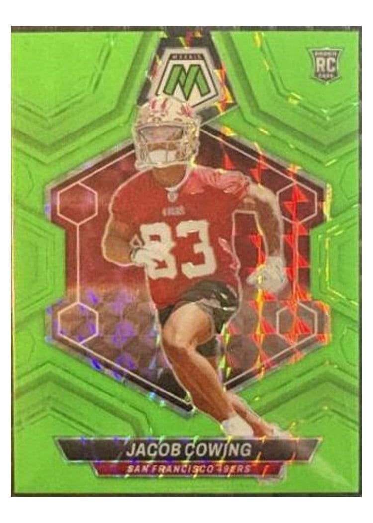 2024 Panini Mosaic Base Set Jacob Cowing #390 card