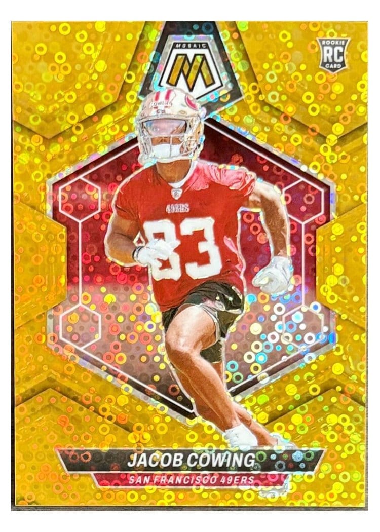 2024 Panini Mosaic Base Set Jacob Cowing #390 card