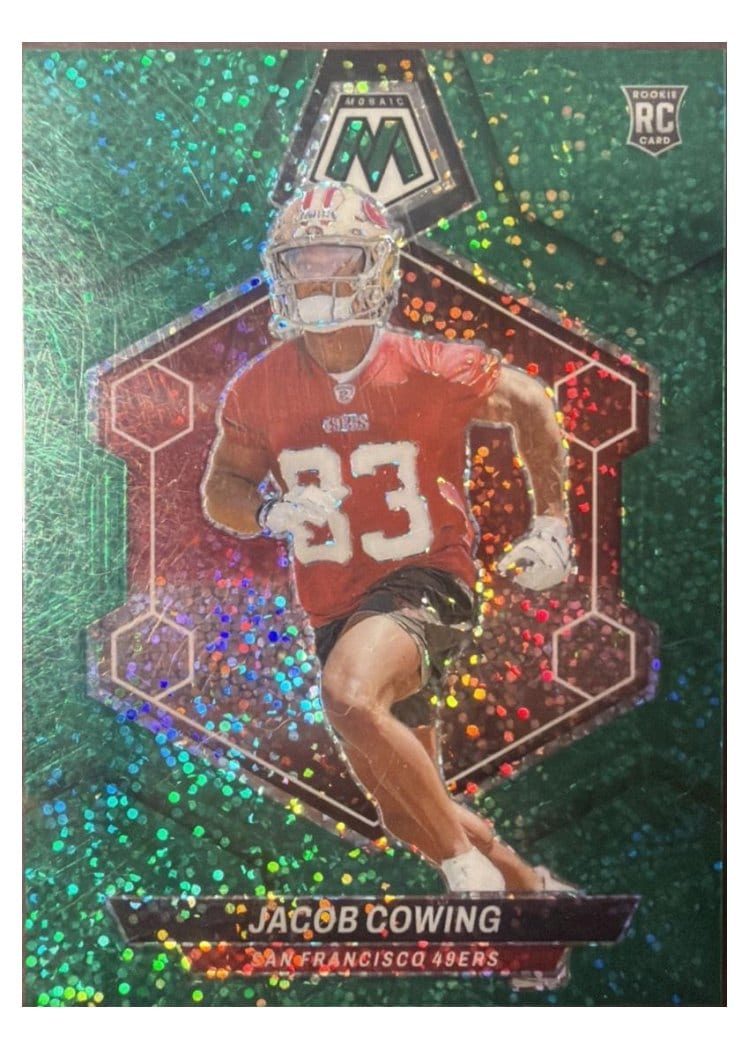 2024 Panini Mosaic Base Set Jacob Cowing #390 card