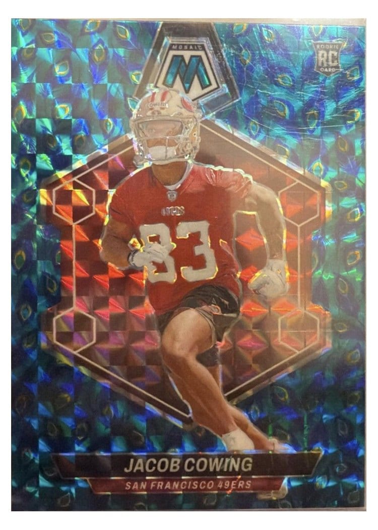 2024 Panini Mosaic Base Set Jacob Cowing #390 card