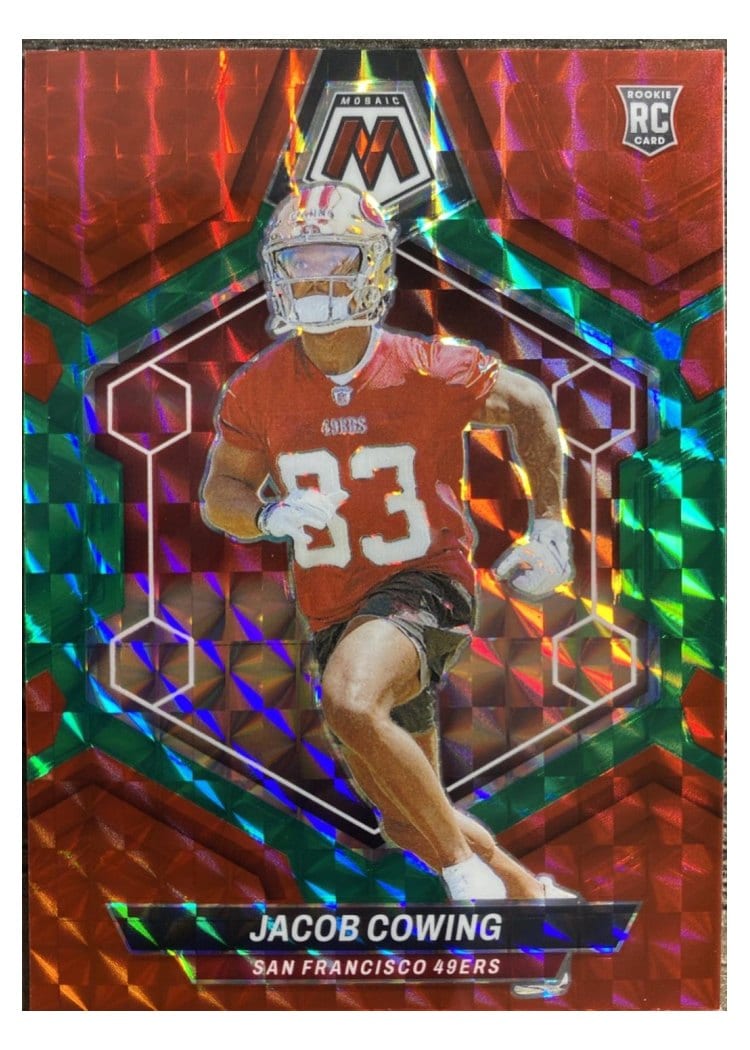 2024 Panini Mosaic Base Set Jacob Cowing #390 card