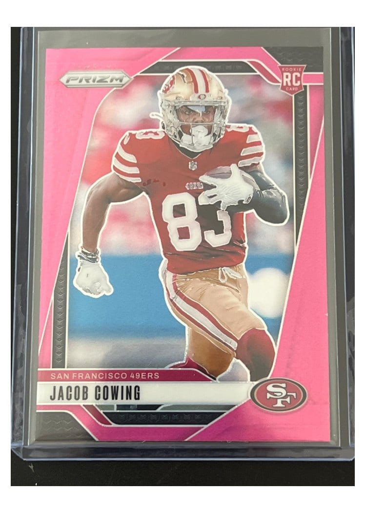 2024 Panini Prizm Base Set Jacob Cowing #335 card