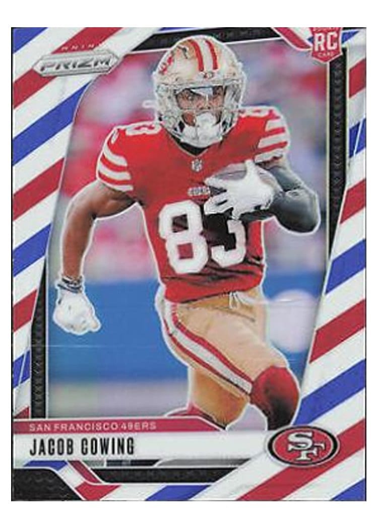 2024 Panini Prizm Base Set Jacob Cowing #335 card
