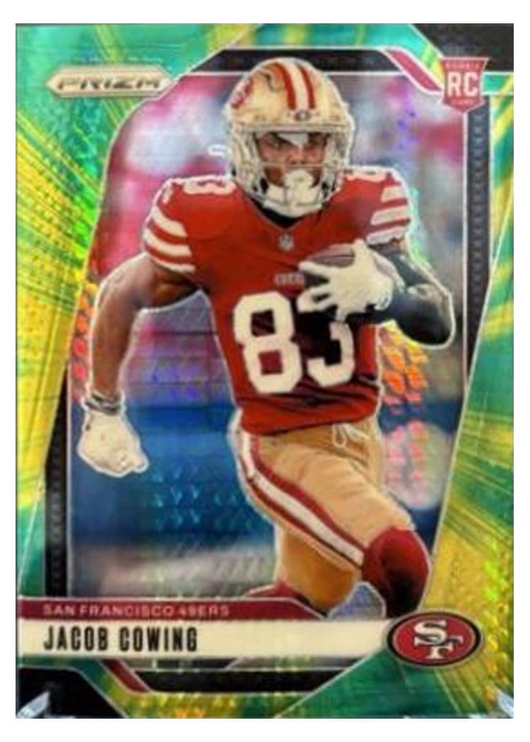 2024 Panini Prizm Base Set Jacob Cowing #335 card