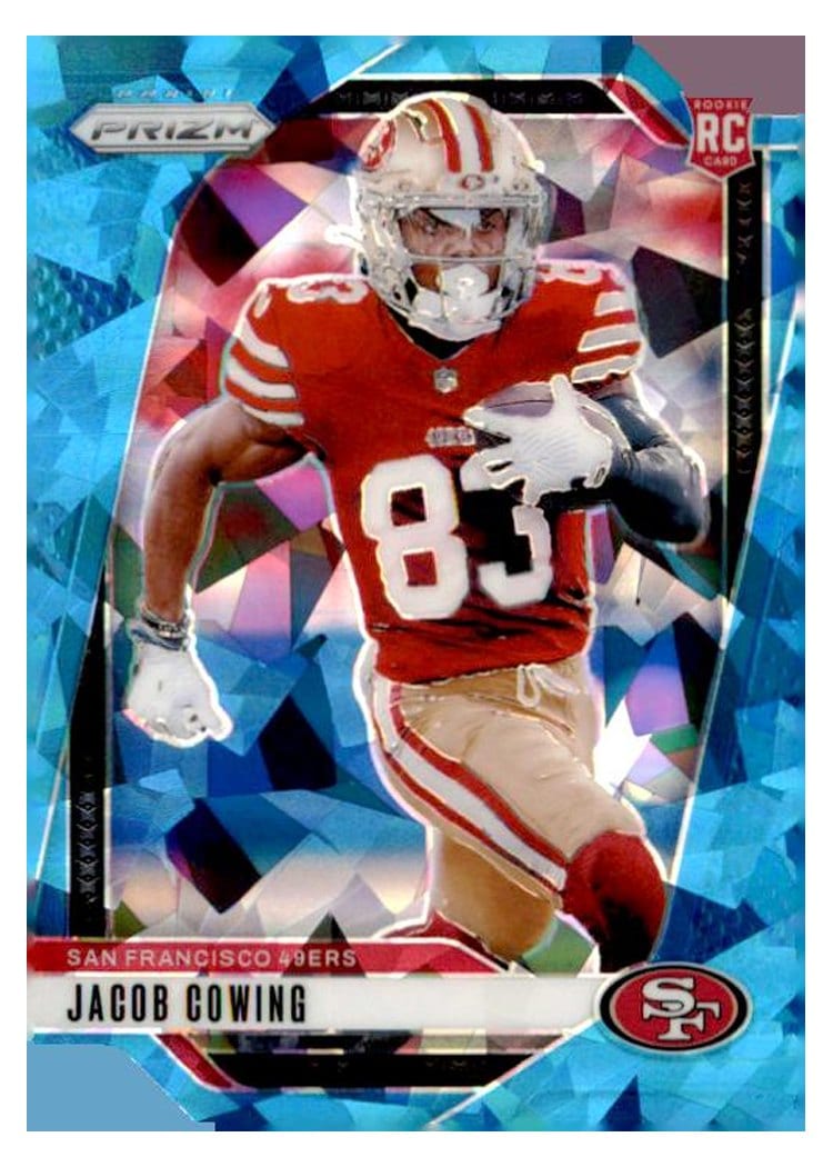 2024 Panini Prizm Base Set Jacob Cowing #335 card