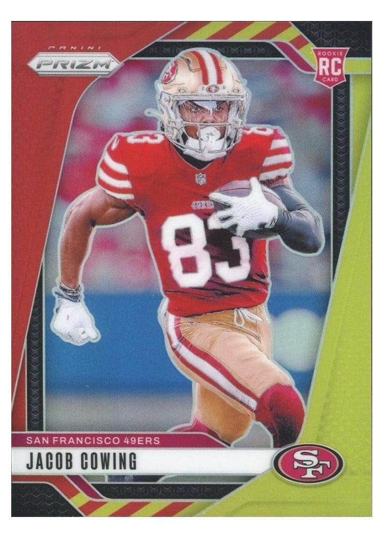 2024 Panini Prizm Base Set Jacob Cowing #335 card