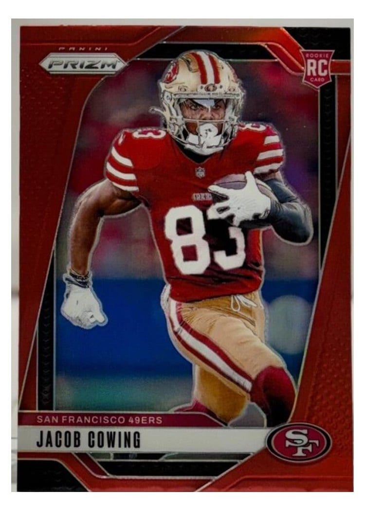 2024 Panini Prizm Base Set Jacob Cowing #335 card