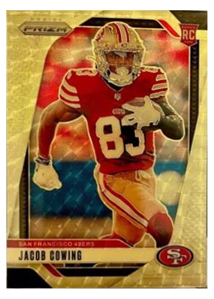 2024 Panini Prizm Base Set Jacob Cowing #335 card
