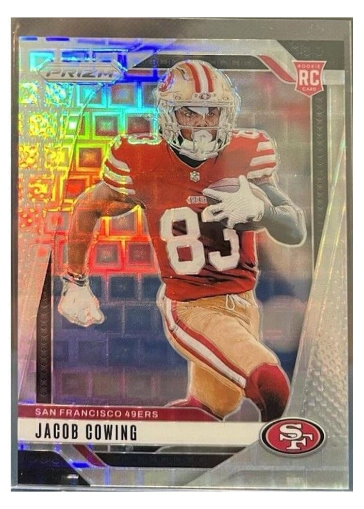 2024 Panini Prizm Base Set Jacob Cowing #335 card
