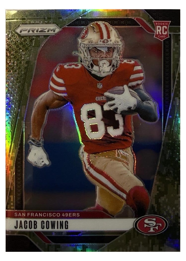 2024 Panini Prizm Base Set Jacob Cowing #335 card