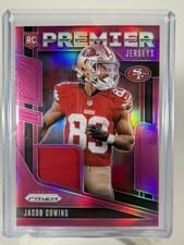 2024 Panini Prizm Premier Jerseys Jacob Cowing #PJ-JCG card