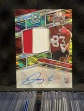 2024 Panini Spectra Rookie Patch Autographs Jacob Cowing #239 card