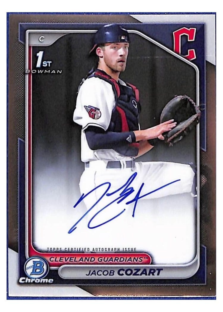 2024 Bowman Draft Chrome Prospect Autographs Jacob Cozart #CPA-JCO card