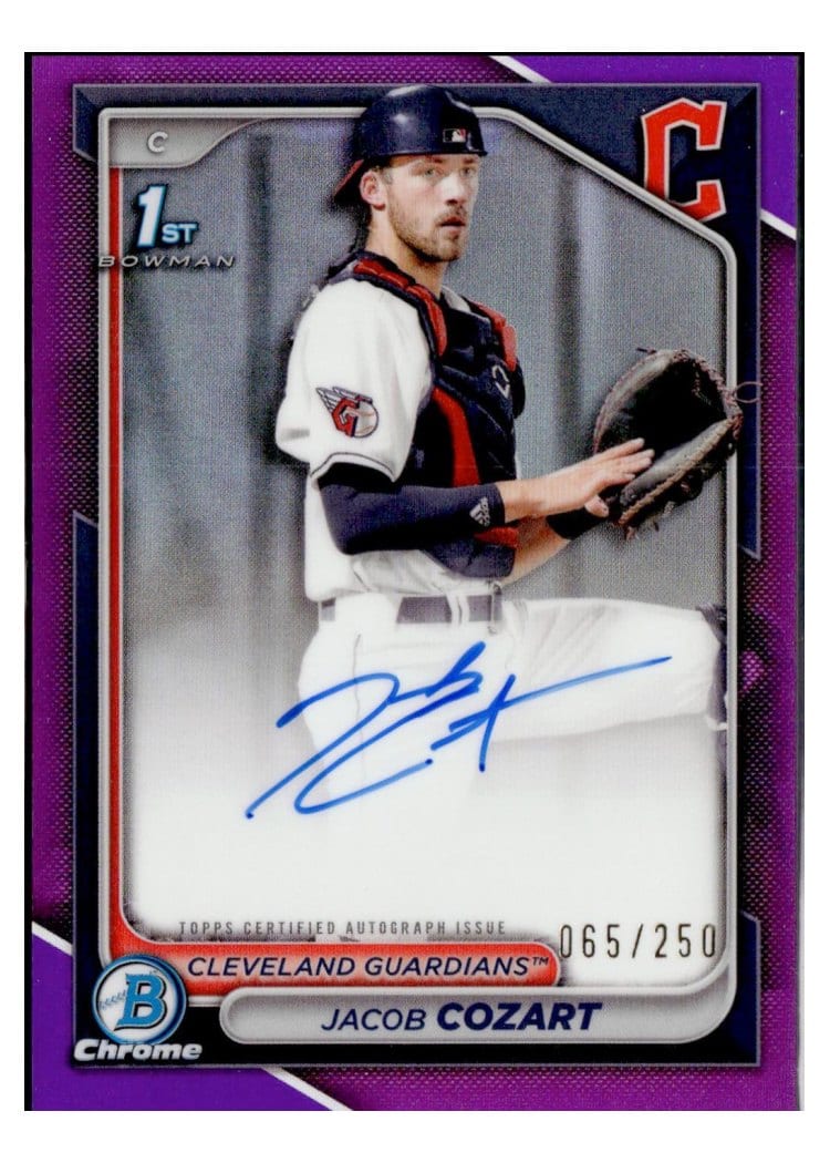 2024 Bowman Draft Chrome Prospect Autographs Jacob Cozart #CPA-JCO card