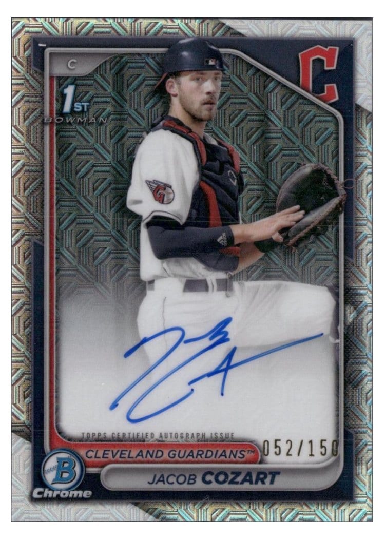 2024 Bowman Draft Chrome Prospect Autographs Jacob Cozart #CPA-JCO card