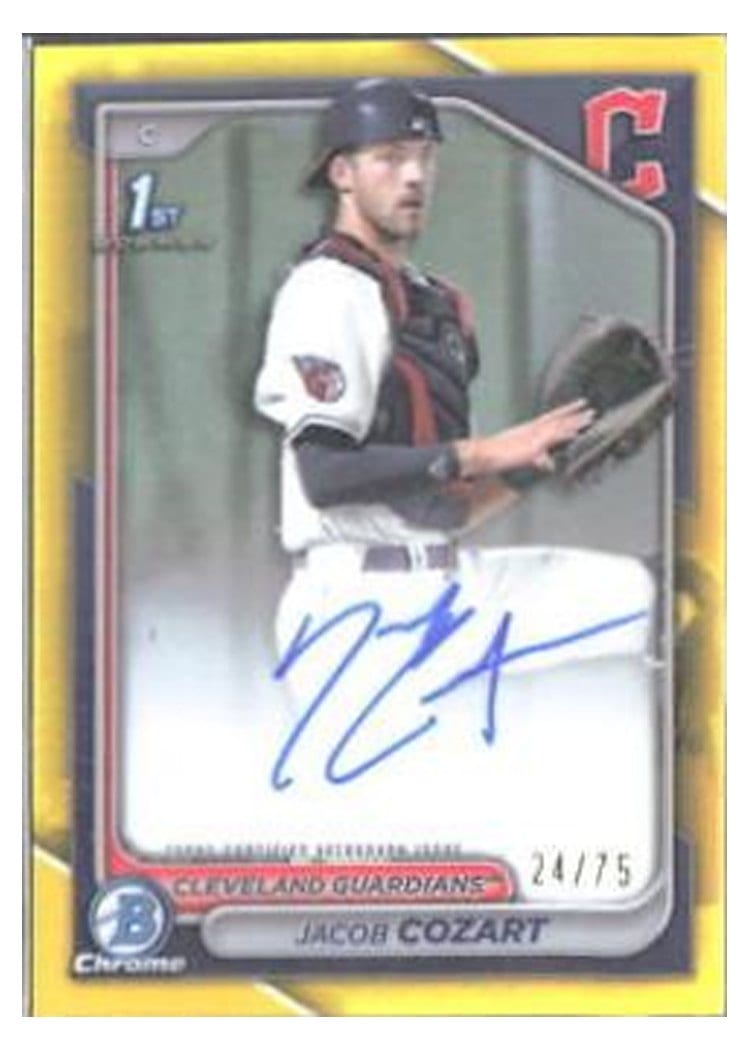 2024 Bowman Draft Chrome Prospect Autographs Jacob Cozart #CPA-JCO card