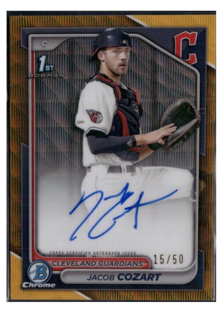 2024 Bowman Draft Chrome Prospect Autographs Jacob Cozart #CPA-JCO card