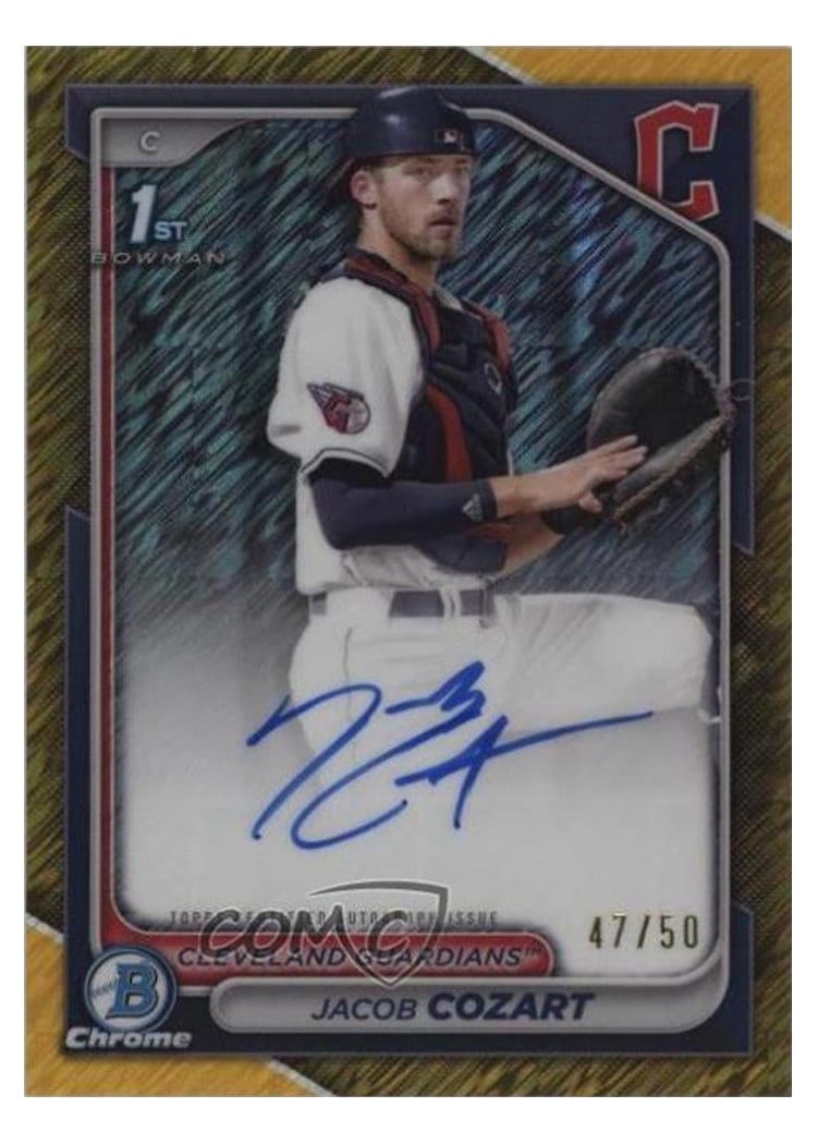 2024 Bowman Draft Chrome Prospect Autographs Jacob Cozart #CPA-JCO card