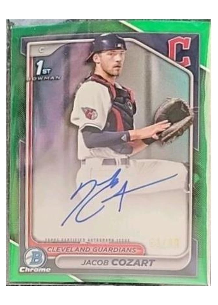 2024 Bowman Draft Chrome Prospect Autographs Jacob Cozart #CPA-JCO card