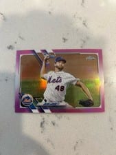 2021 Topps Chrome Jacob deGrom #12 card