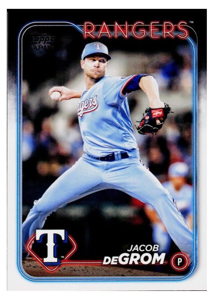 2024 Topps Japan Edition Base Set Jacob deGrom #3 card