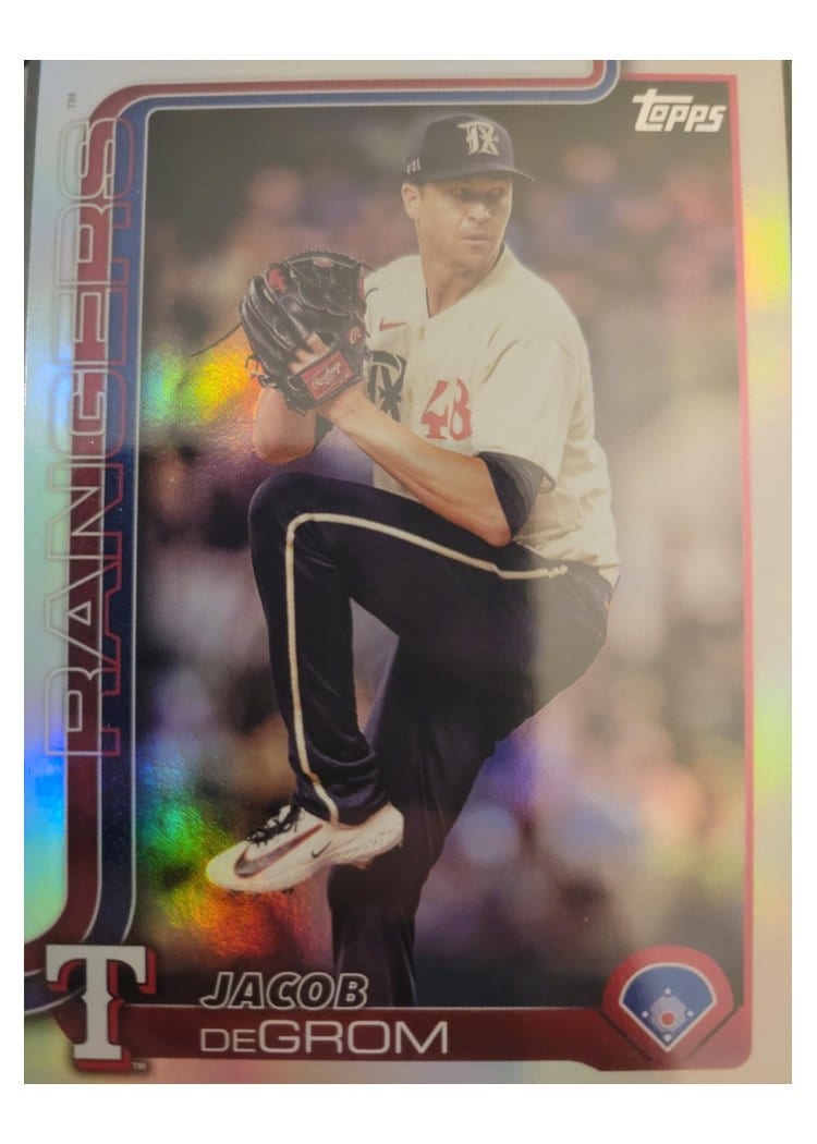 2025 Topps Base Set Jacob deGrom #208 card