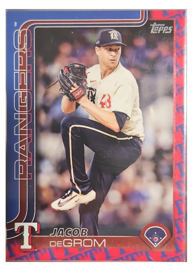 2025 Topps Base Set Jacob deGrom #208 card