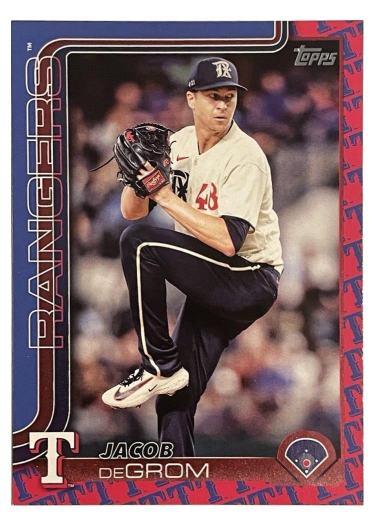 2025 Topps Base Set Jacob deGrom #208 card