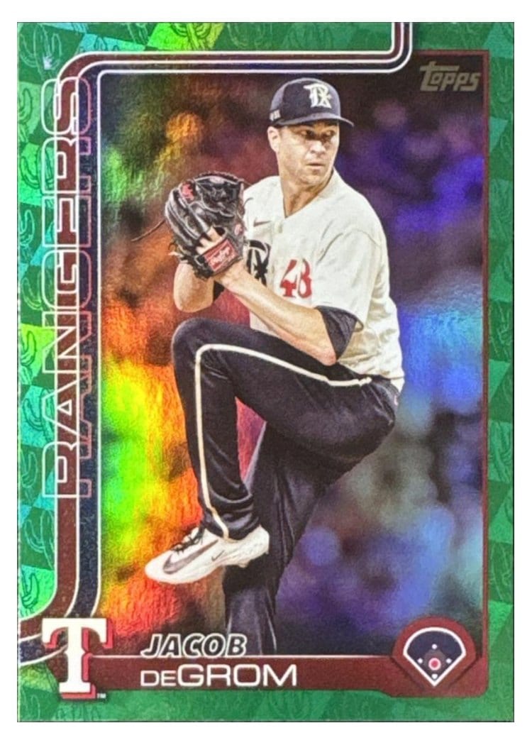 2025 Topps Base Set Jacob deGrom #208 card