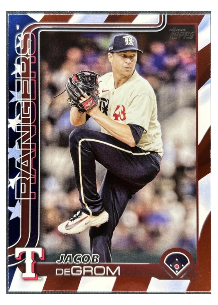 2025 Topps Base Set Jacob deGrom #208 card