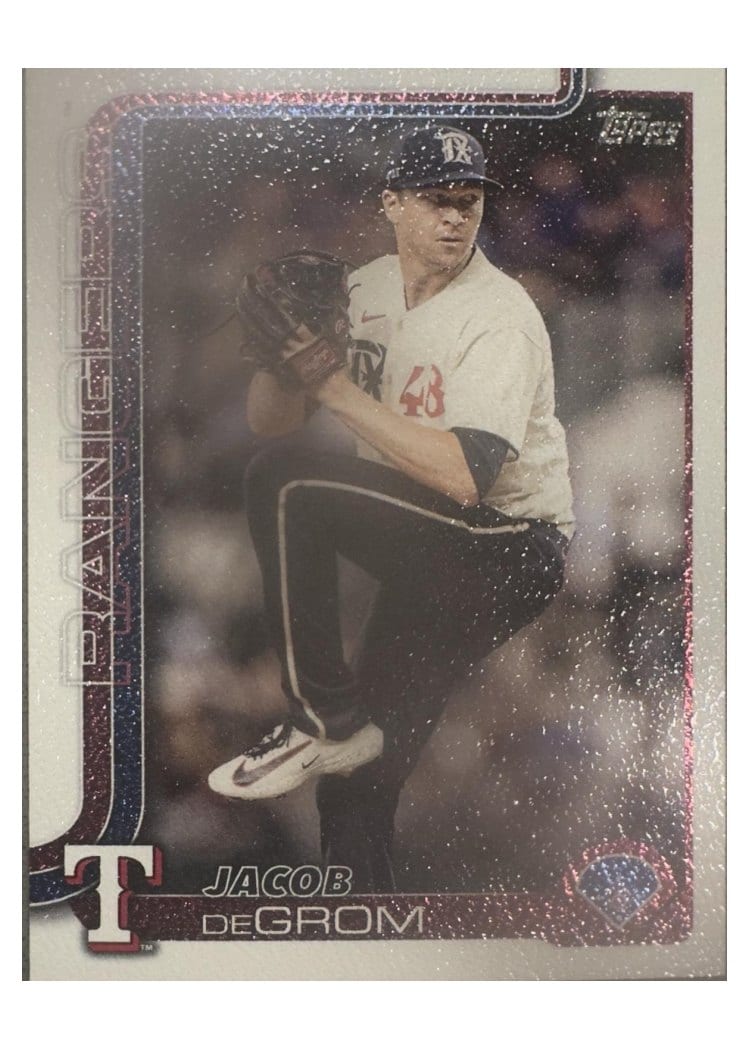 2025 Topps Base Set Jacob deGrom #208 card