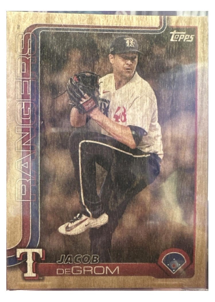 2025 Topps Base Set Jacob deGrom #208 card