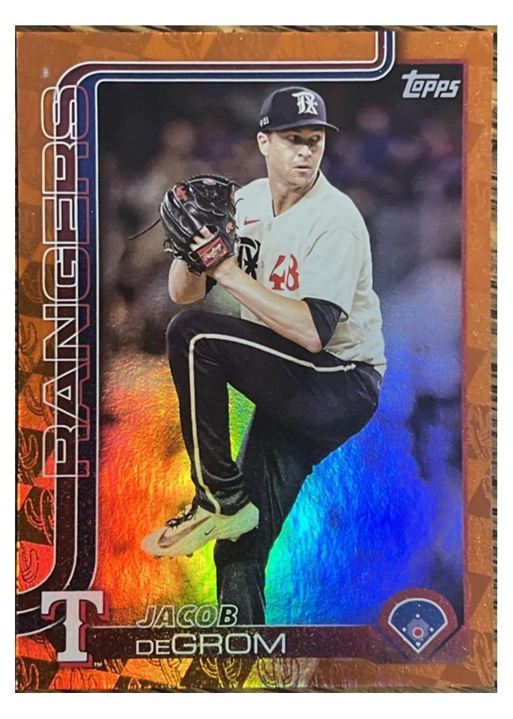 2025 Topps Base Set Jacob deGrom #208 card