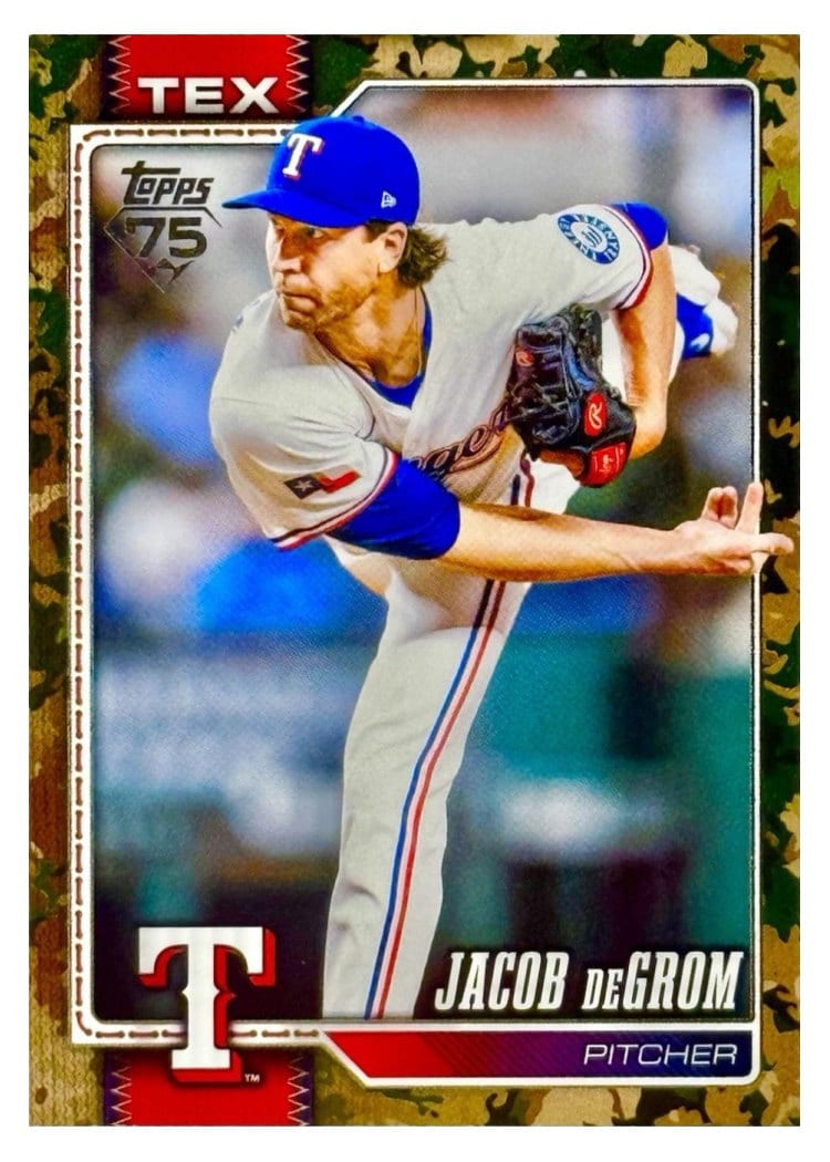 2026 Topps Base Set Jacob deGrom #99 card