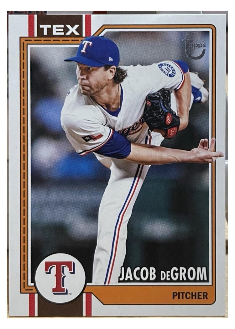 2026 Topps Base Set Jacob deGrom #99 card