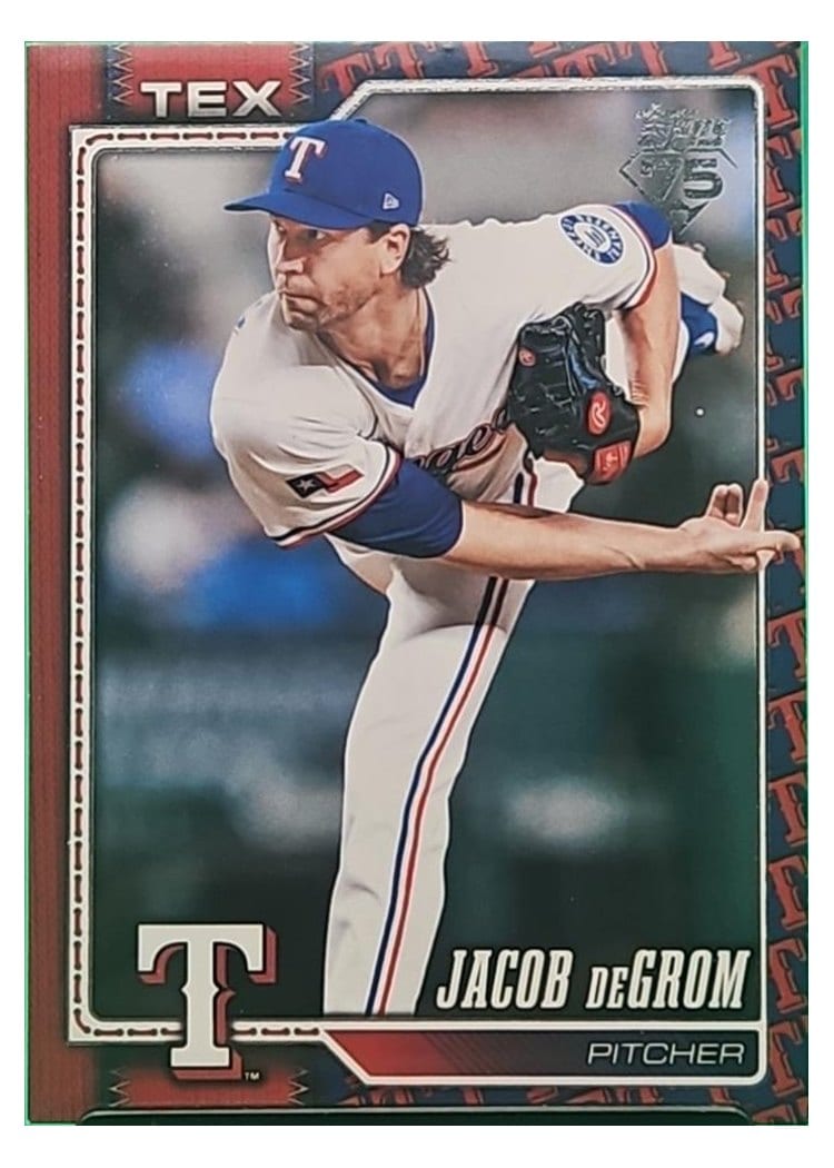2026 Topps Base Set Jacob deGrom #99 card