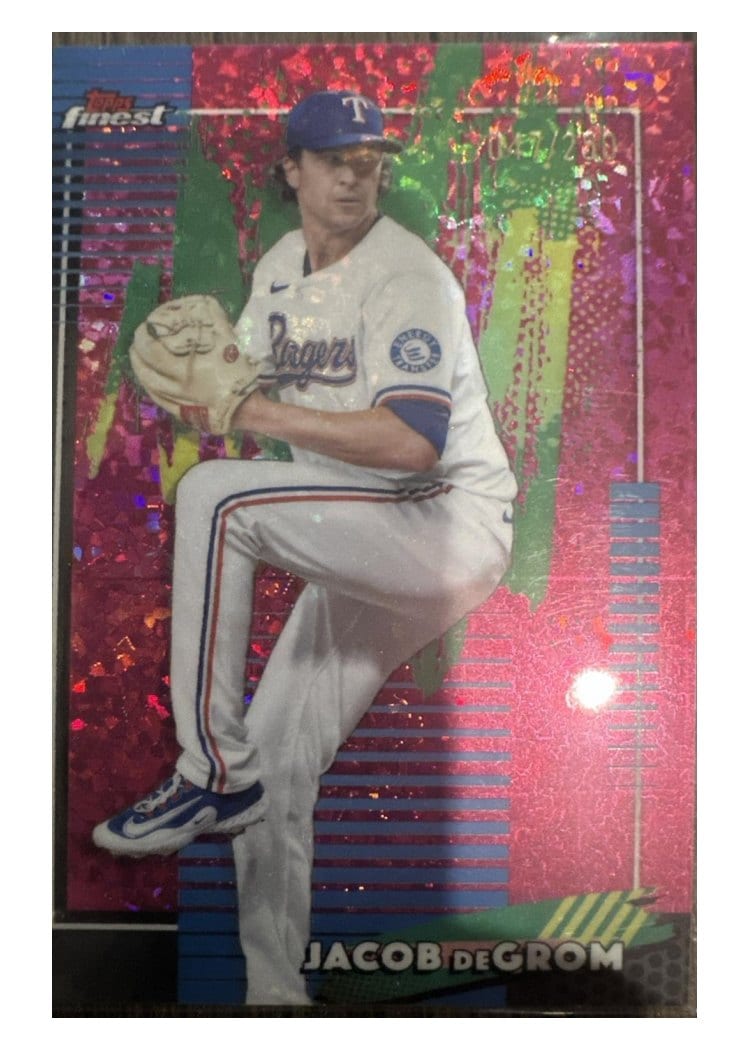 2026 Topps Finest Jacob deGrom #21 card