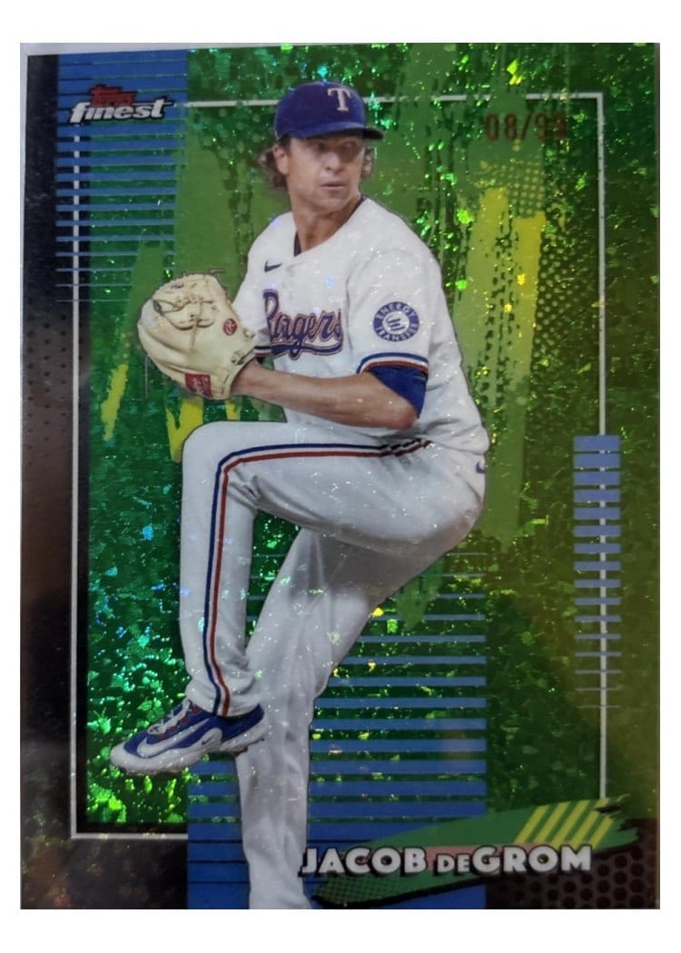 2026 Topps Finest Jacob deGrom #21 card