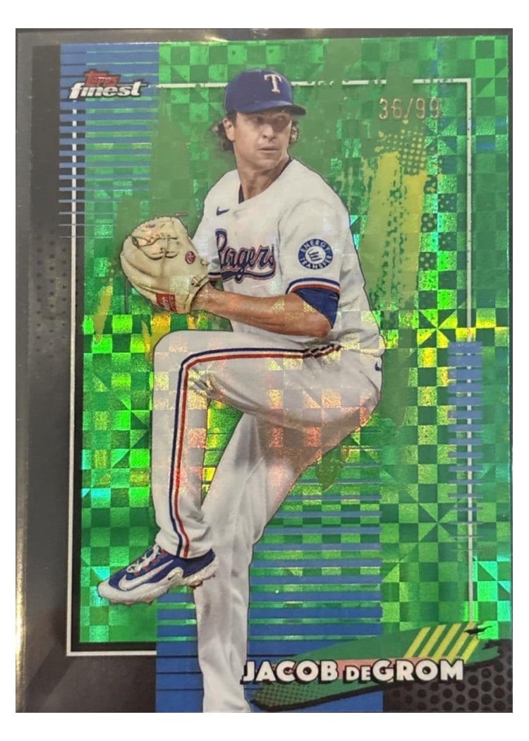 2026 Topps Finest Jacob deGrom #21 card
