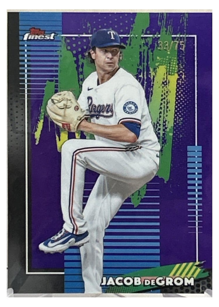 2026 Topps Finest Jacob deGrom #21 card