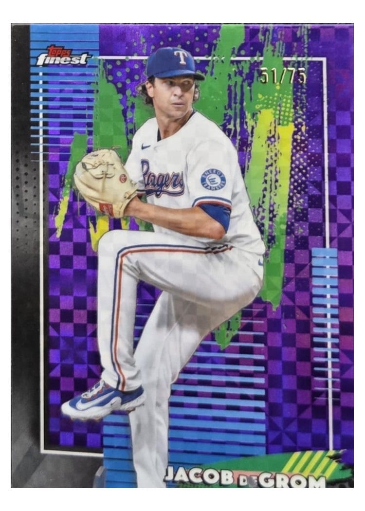 2026 Topps Finest Jacob deGrom #21 card