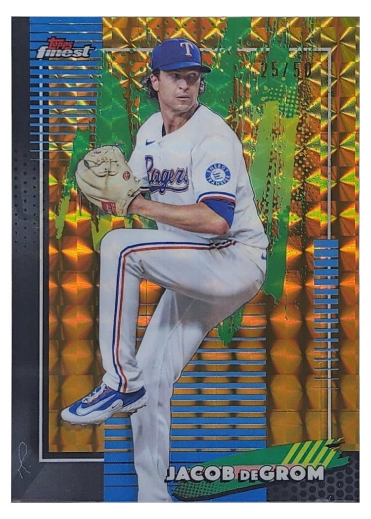 2026 Topps Finest Jacob deGrom #21 card