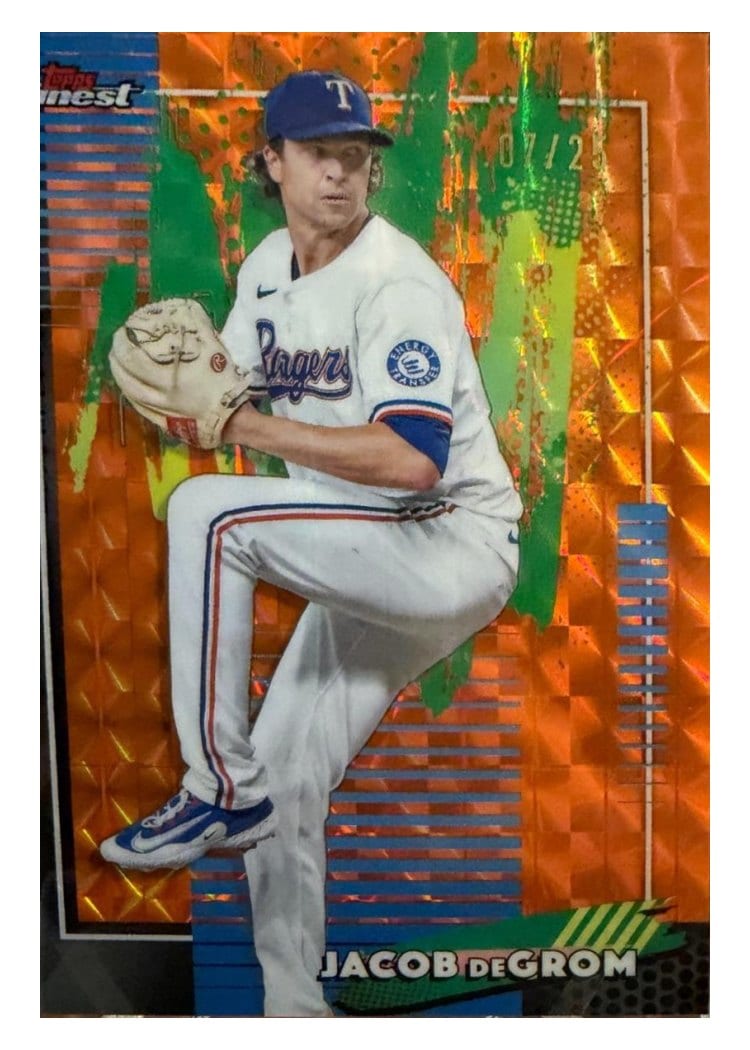 2026 Topps Finest Jacob deGrom #21 card