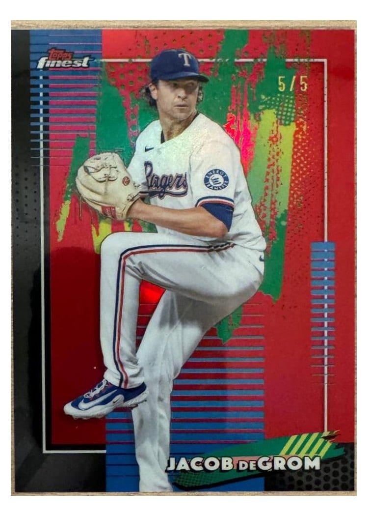 2026 Topps Finest Jacob deGrom #21 card