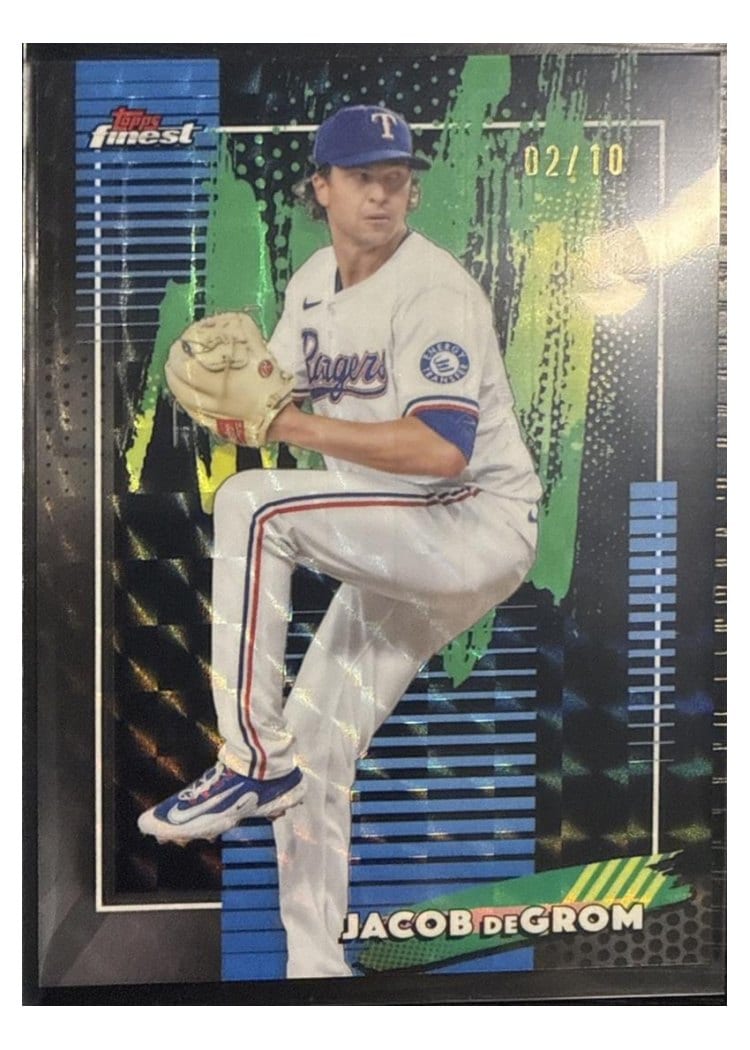 2026 Topps Finest Jacob deGrom #21 card