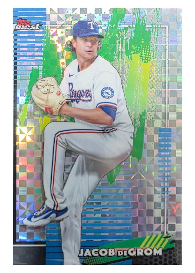 2026 Topps Finest Jacob deGrom #21 card