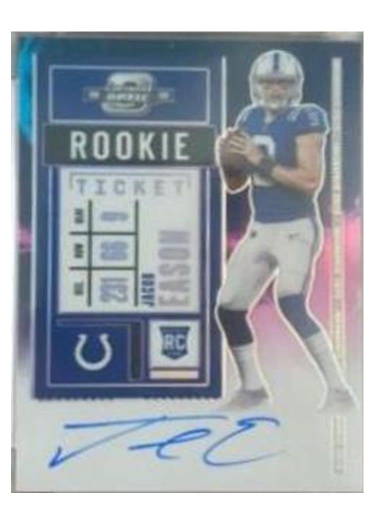 2020 Panini Contenders Optic Base Set Jacob Eason #136 card