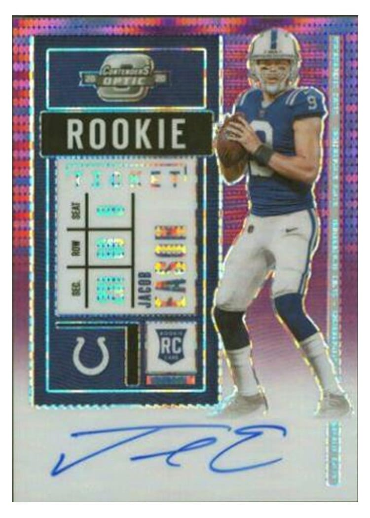 2020 Panini Contenders Optic Base Set Jacob Eason #136 card